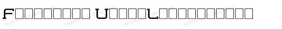 Formation UltraLight字体转换